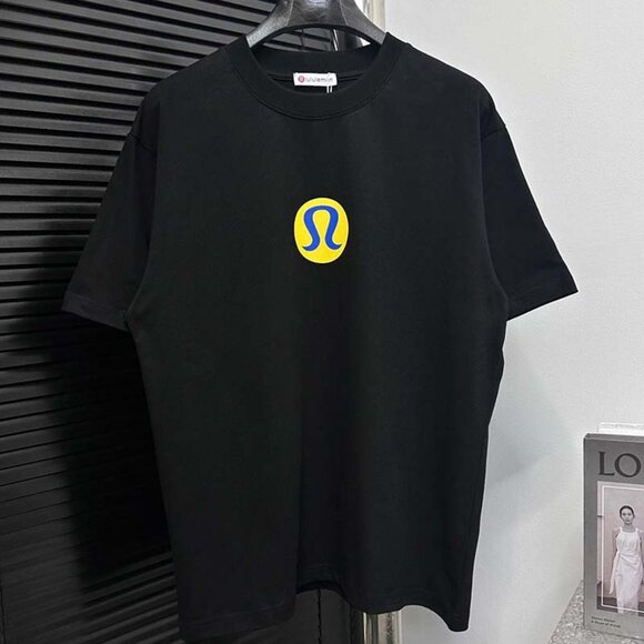 NWT Lululemon Letter Print Short-Sleeve Black - Picture 4 of 11